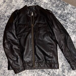 Men's Brown Leather Jacket
